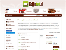 Tablet Screenshot of koffietest.nl